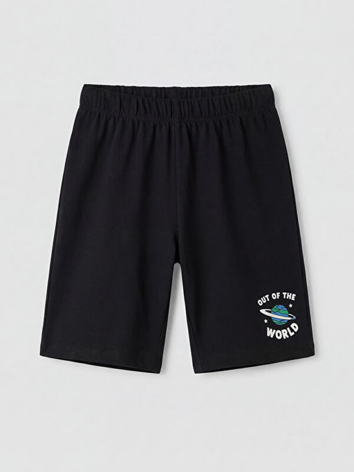 Bask?l? Erkek ?ocuk Pijama Alt? 2li