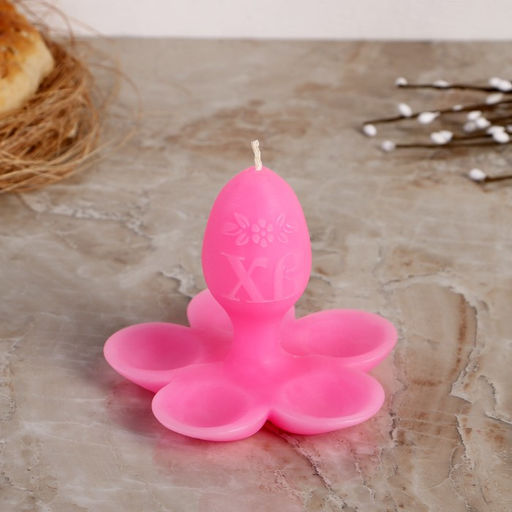 Свеча-подставка для яиц Цветок, МИКС - Simaland фото 5