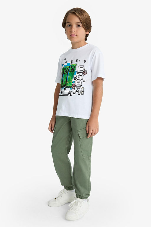 Jogger Fit Gabardin Pantolon Erkek _ocuk - Defacto фото 3