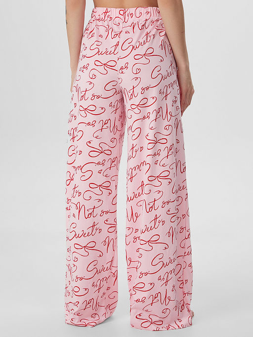 Комплект женский домашний розовый с надписями - Mark formelle фото 8