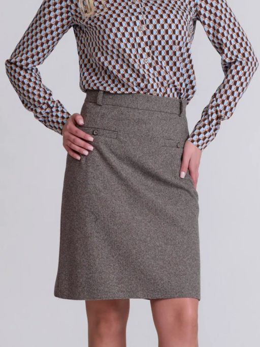 юбка для холодной погоды с добавлением шерсти