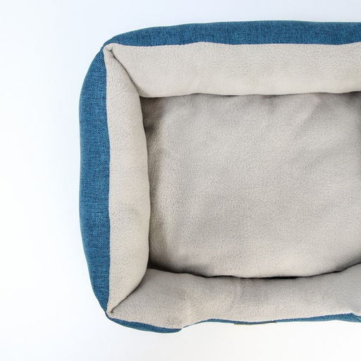 Лежанка для кошек и собак синяя, 45х35х11 см - Пушистое счастье фото 5