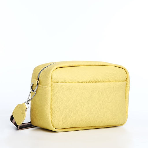 Сумка кросс-боди на молнии, цвет жёлтый - Simaland фото 3