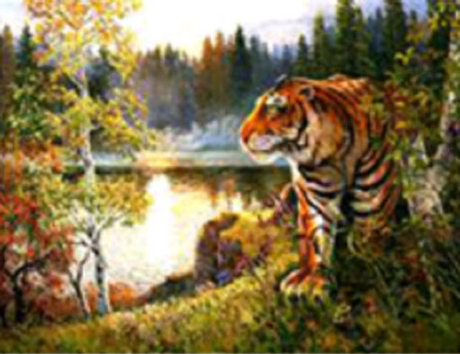 Алмазная мозаика на подрамнике 40x50 / YSG4252 /уп 30/полное заполнение