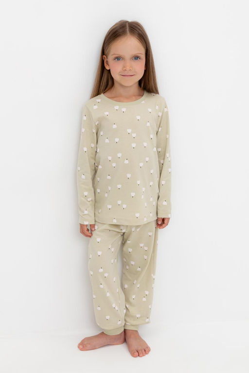 К 1561/фисташковый мусс,колокольчики пижама дет