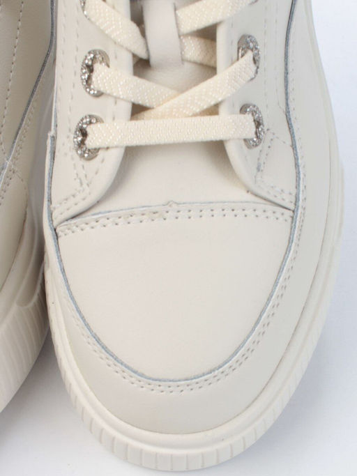 05-SD8-2D BEIGE Кроссовки женские (натуральная кожа) - Фабричный китай фото 10