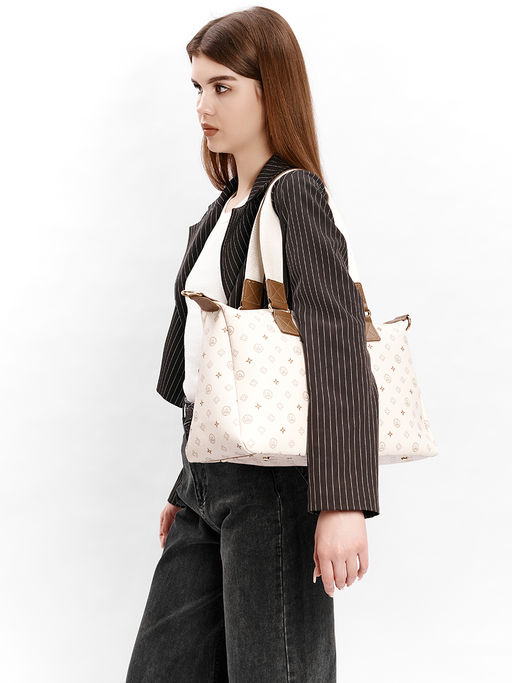 LACCOMA сумка AC89100-фигурки кремовый эко кожа  фото 10