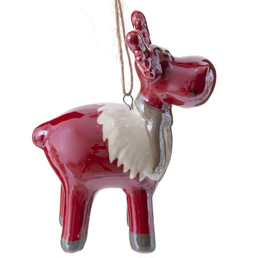 Украшение новогоднее "Олень", L7 W4,5 H8,5 см, 3в.