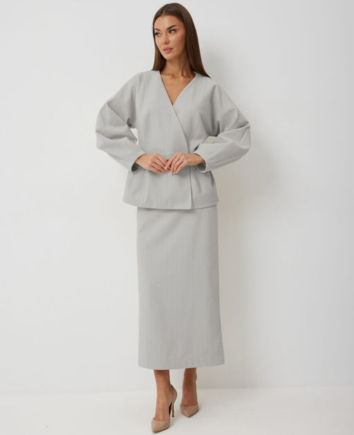 Жакет VN fashion 1048 серый