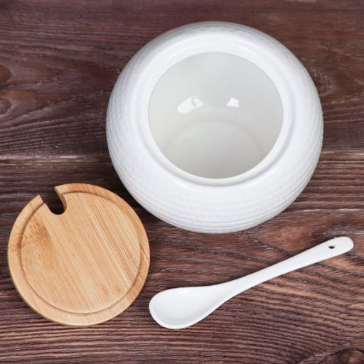 Набор для специй 2 предмета 550 мл с ложкой / CF110 /уп 24/ на подставке - Галеонтрейд фото 4