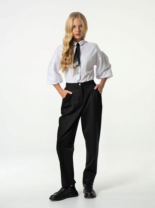 школьные брюки для девочки Mooriposh, модель 0442  фото 10