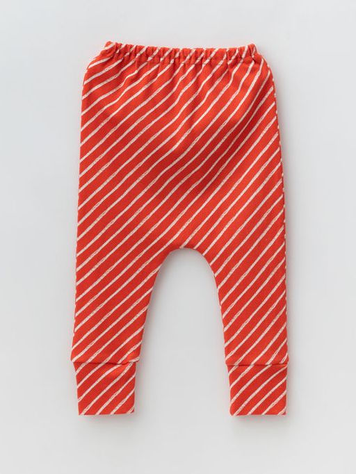 Ползунки леггинсы из хлопка, красный - Lesi kids фото 5