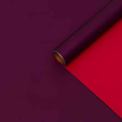 Пленка матовая, фиолетовый, красный, 0.58 х 10 м - UPAK LAND фото 2
