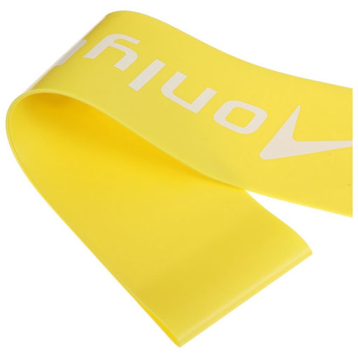 Фитнес-резинка ONLYTOP, 30×5×0.07 см, нагрузка 5 кг, цвет жёлтый