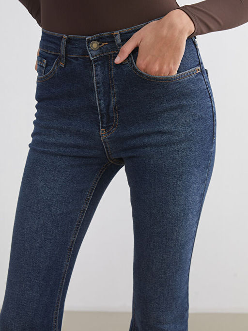 Flare Kad?n Jean Pantolon