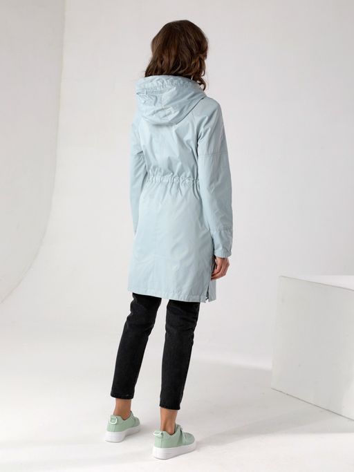 Плащ ментоловый, есть ВИДЕООБЗОР - Dizzyway фото 3