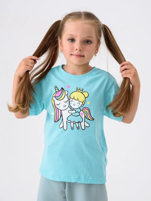 Набор-3:футболка для девочки 3 шт - Оптима фото 7