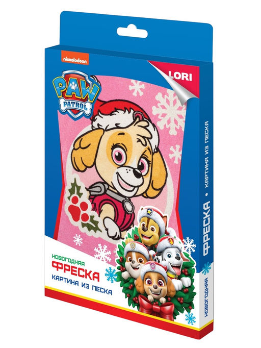 Цена за 2 шт. Фреска новогодняя Праздничная Скай, Щенячий патруль