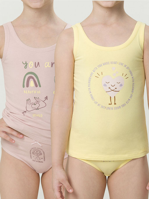 GUVD3300(2шт. в упаковке) майка для девочек