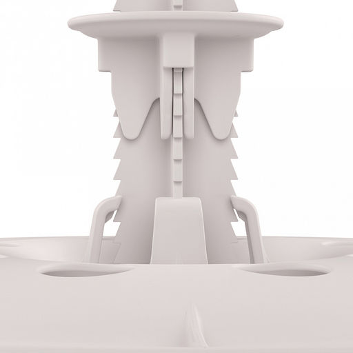 Бочка пищевая 20л, 40х38х36см, с гнетом, герметичная крышка, полипропилен (Россия)