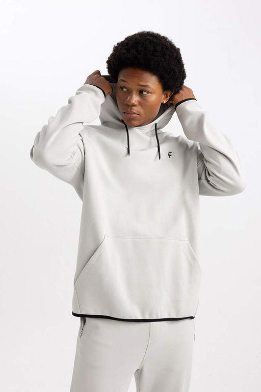 DeFactoFit Толстовка стандартного кроя с капюшоном и принтом  фото 3