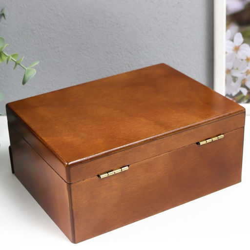 Шкатулка для украшений «Корица», дерево, 9×16×21 см