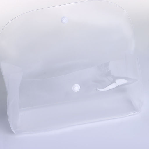 Цена за 2 шт. Косметичка на кнопке для бассейна, с ручкой, прозрачная - Simaland фото 3