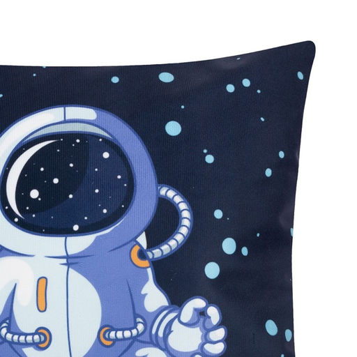 Наволочка декоративная Этель Космонавт 40х40 см, полиэстер, велюр  фото 2