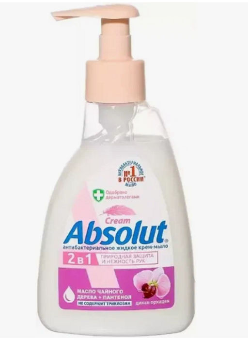 АБСОЛЮТ CREAM 2в1 жидк.мыло 250гр Дикая орхидея (10шт/кор)