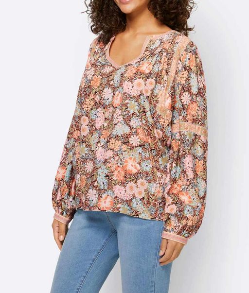 Блузка, мандариновая - Linea tesini фото 3