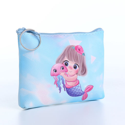 Цена за 2 шт. Кошелёк детский «Русалки», монетница, на молнии, МИКС