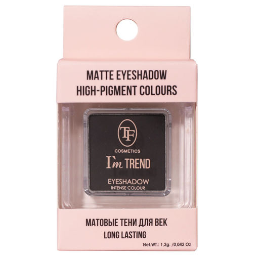 TF CTE45М Одинарные тени для век eyeshadow intense colour тон 01 Im TREND matte, Черный бархат