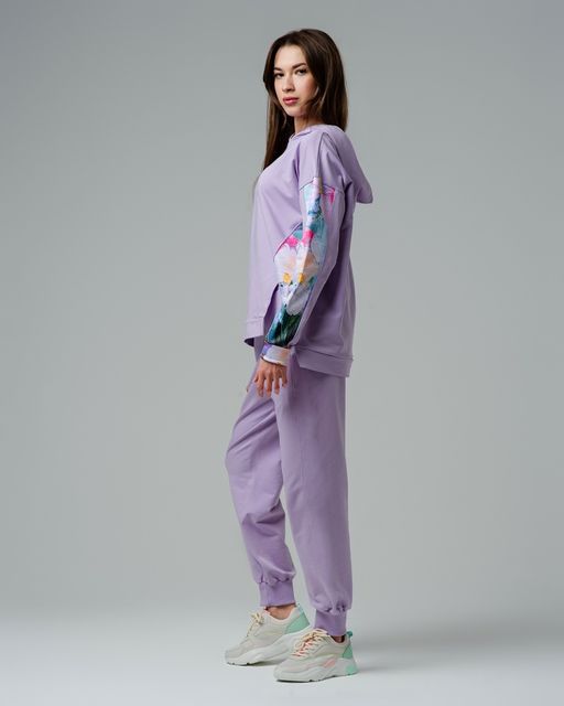 Худи с принтованными вставками HP003 - Sahar art lab фото 5