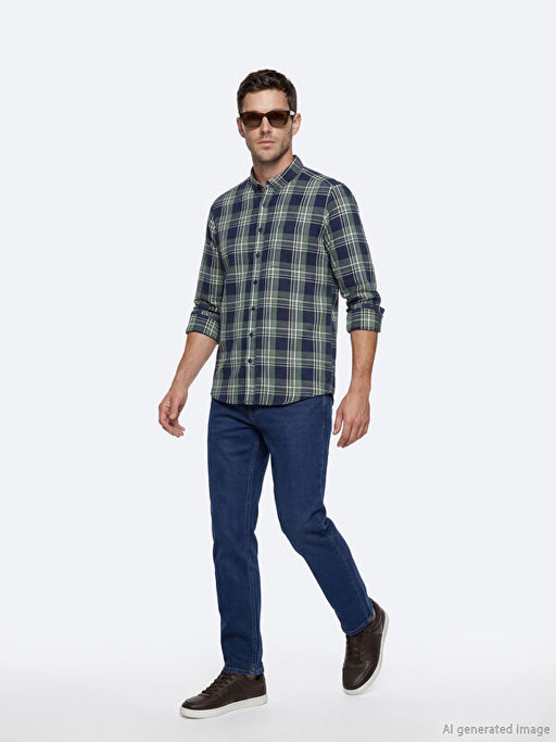 Regular Fit Ekose Erkek G?mlek