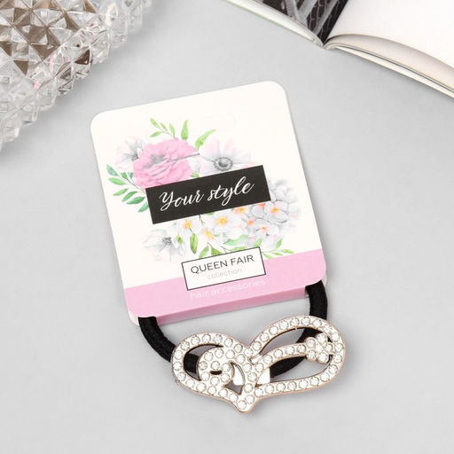 Цена за 6 шт. Резинка для волос «Дебора», бант цветок, 5 см