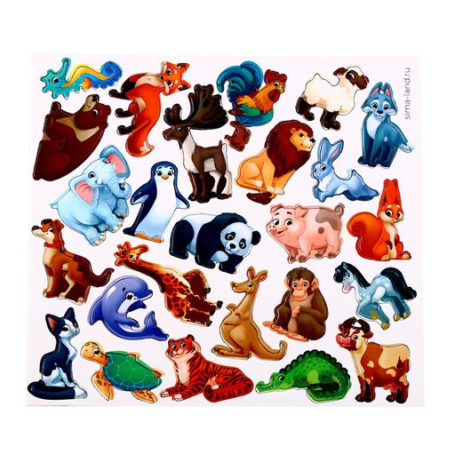 Развивающие магниты Животные - Лесная мастерская фото 3