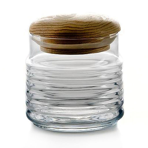 BABYLON Банка для сыпучих с дер.крышкой 0,6л арт.43163 ВЫВОД