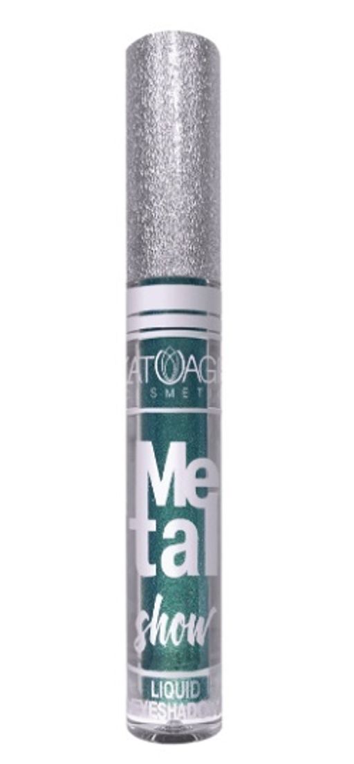Latuage Тени для век жидкие "Metal show" №719 тёмно зелёный