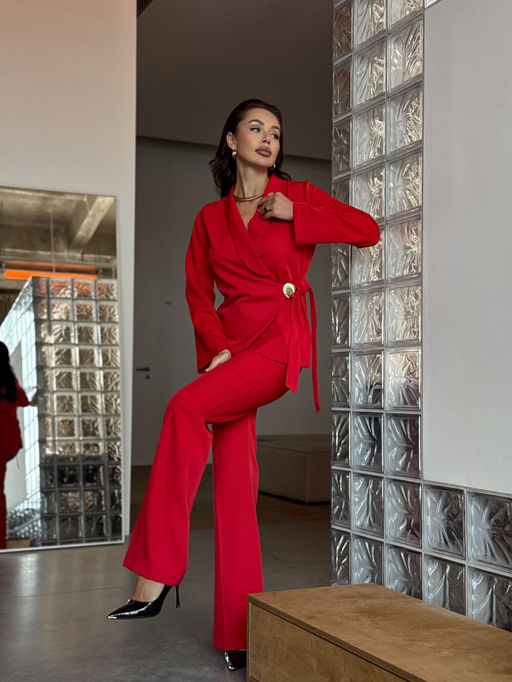 Костюм AURA 9276-170 красный