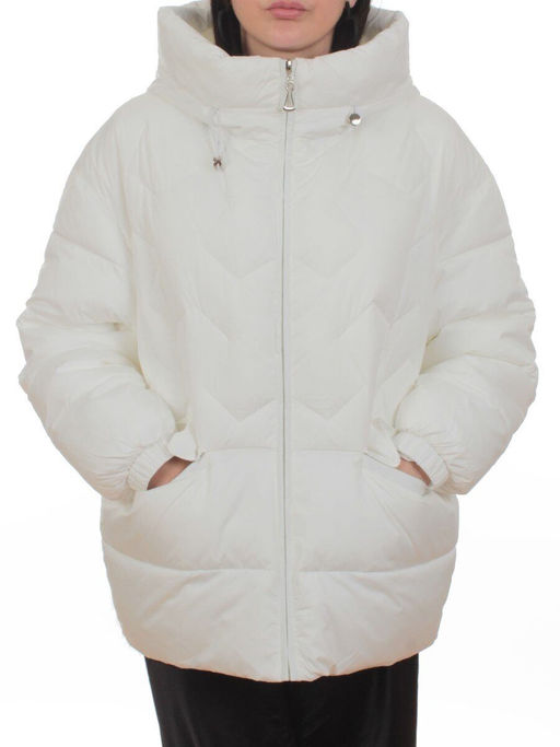 2309 WHITE Куртка зимняя женская (200 гр. холлофайбер)