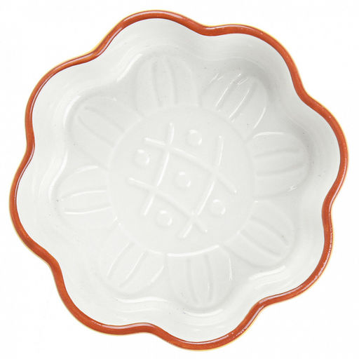 Подсолнух Блюдо фарфоровое д100х35мм, форма ромашка отводка (Китай) - Домашняя мода фото 2