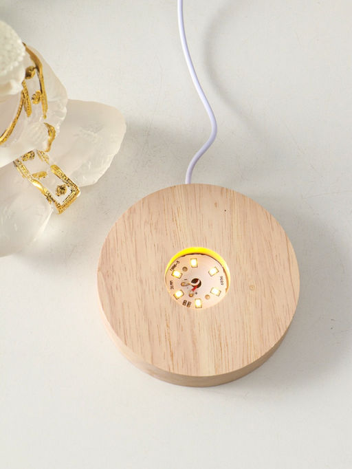 Фигурка светящаяся «Будда Анджали Мудра - молитва», прозрачный, 10×10×17.5 см