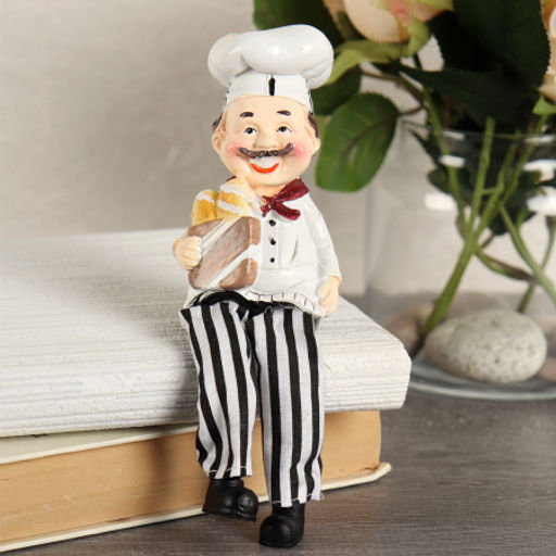 Цена за 2 шт. Фигурка Повар висячие ножки 12 см 2 штуки набор / 9791 /уп 96/ - ГалеонТрейд фото 3