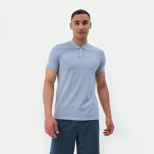 Футболка (поло) мужская MINAKU REGULAR FIT: цвет серый, р-р 52