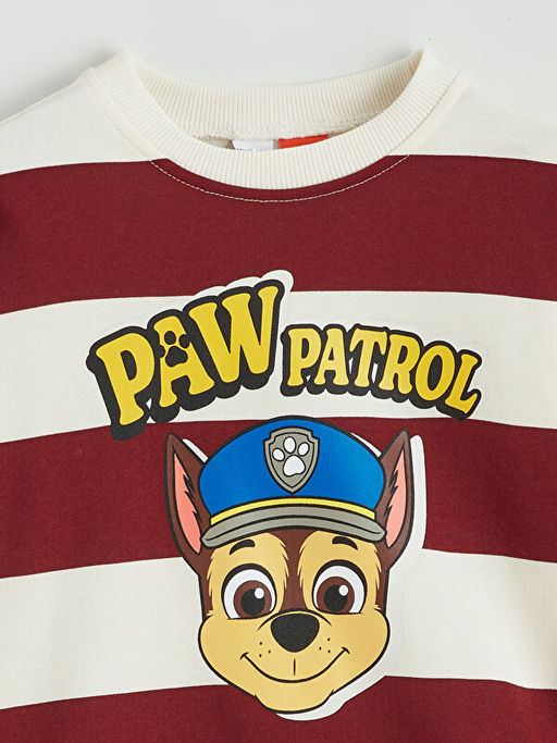 ?izgili Paw Petrol Bask?l? Erkek ?ocuk Sweatshirt ve E?ofman Alt