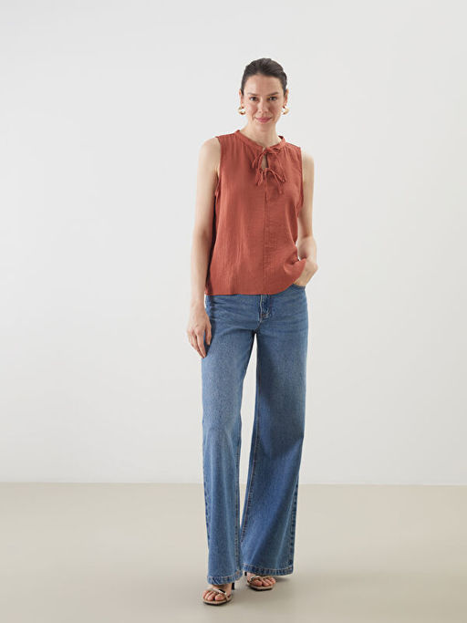 Ba?lamal? Yaka Kad?n Bluz