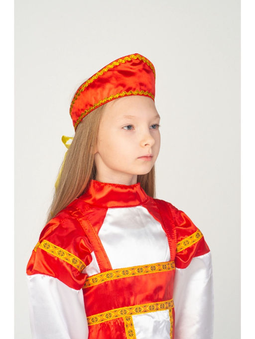 Костюм русский народный для девочки «Аленушка», 5-7 лет, рост 122-134