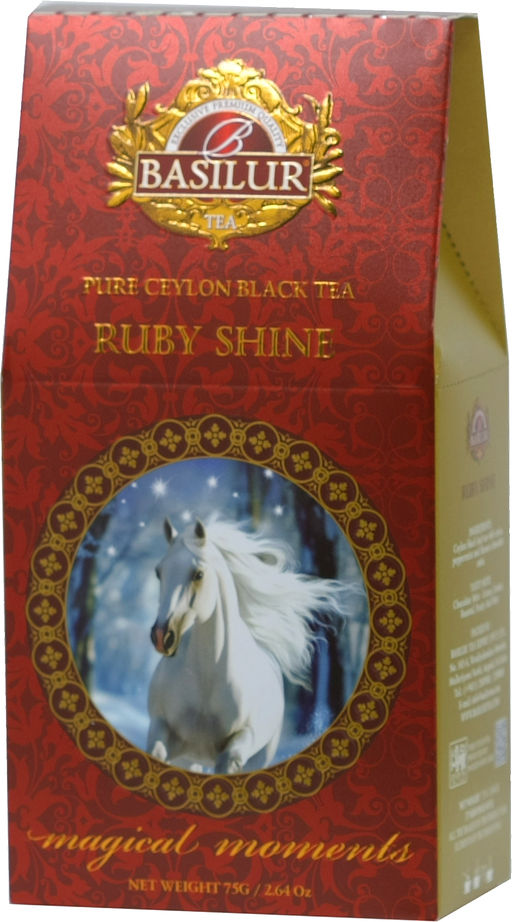 BASILUR. Новый год. Волшебные моменты. Багровая искра 75 гр. карт.упаковка