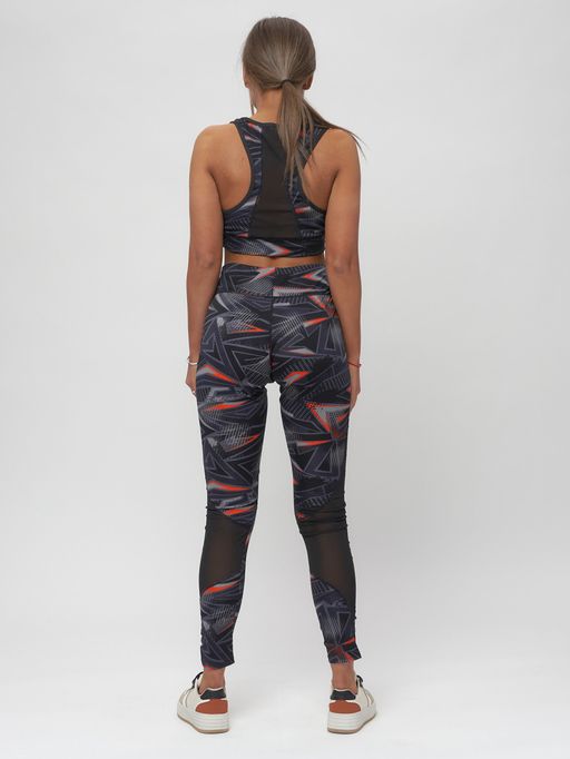 Костюм для фитнеса женский темно-серого цвета 2922TC - FUYOUKAI фото 5