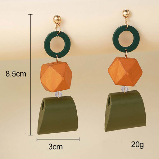 Серьги длинные на гвоздиках арт. 13 3301 (id 271251) - Rada фото 2